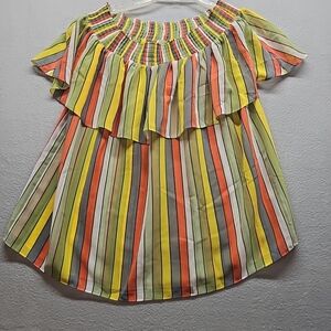 Cabi Multicolor Striped Top